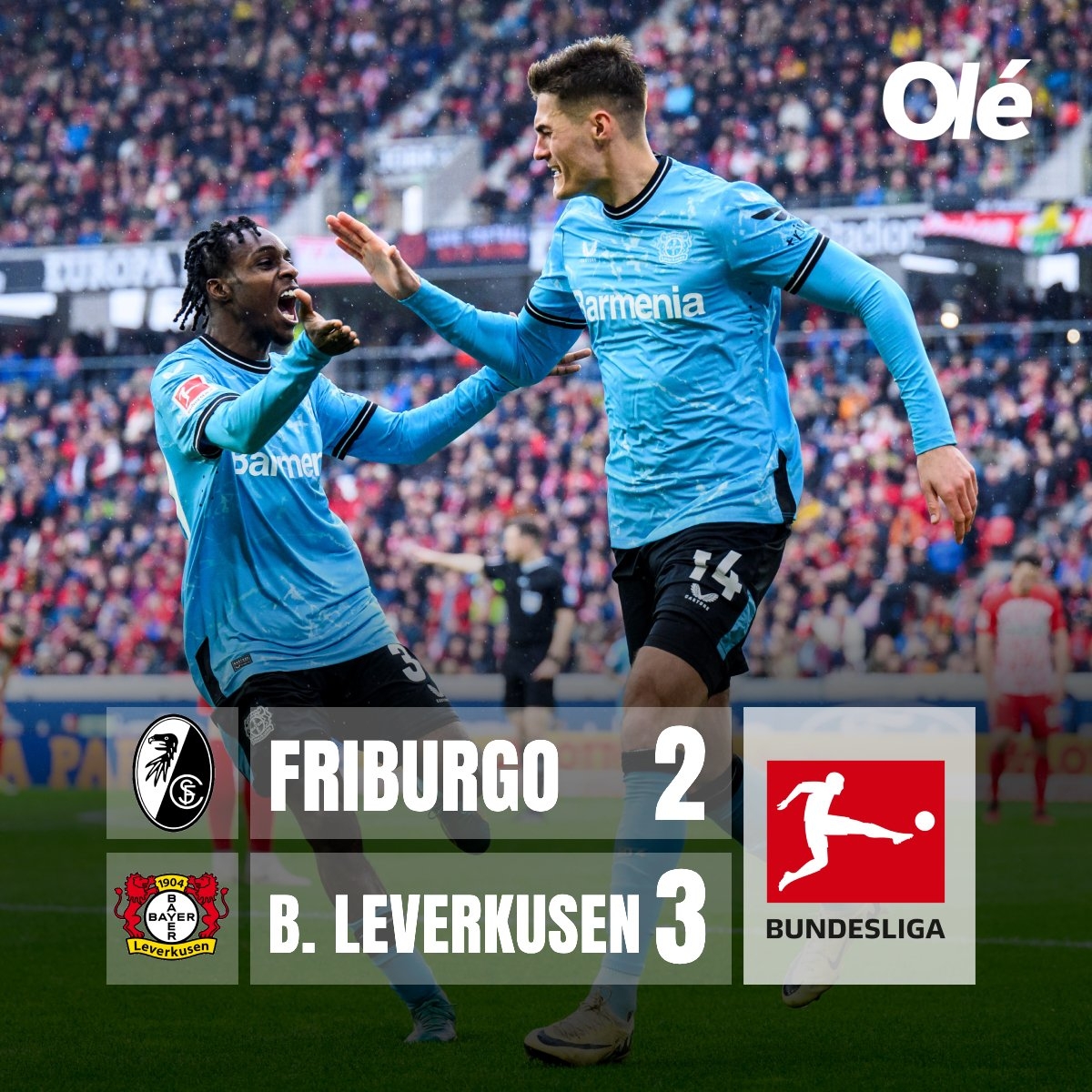 勒沃库森客场大胜，球队表现出色